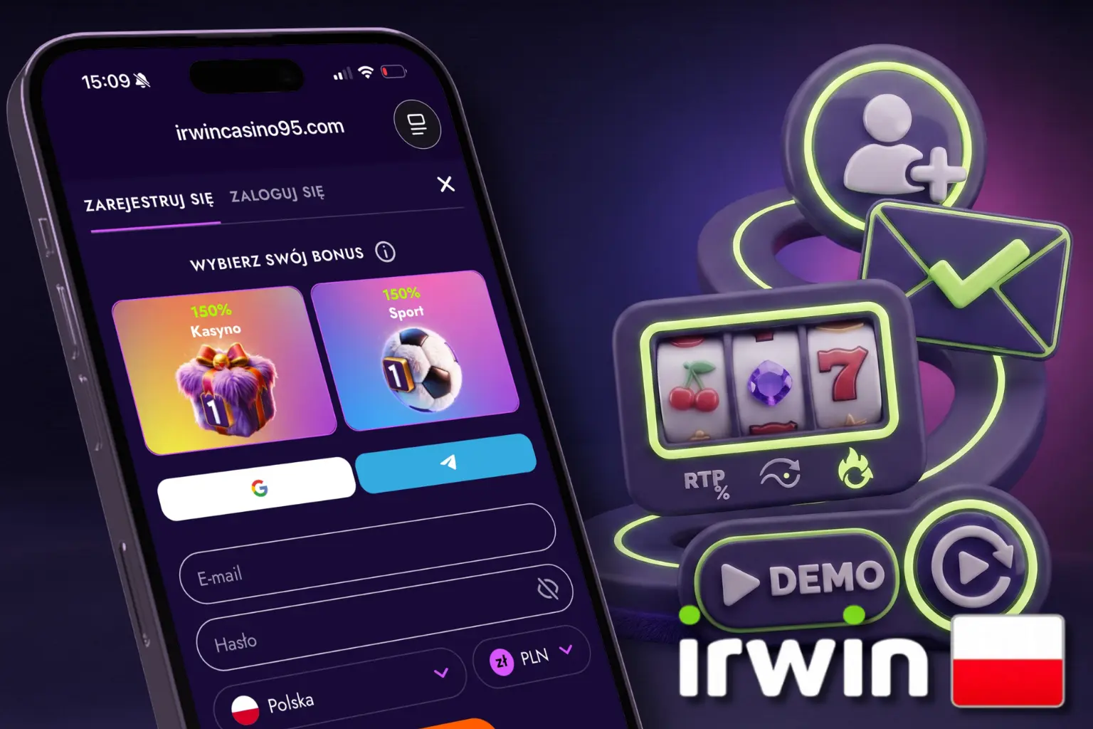 Jak rozpocząć grę w automaty Irwin Casino